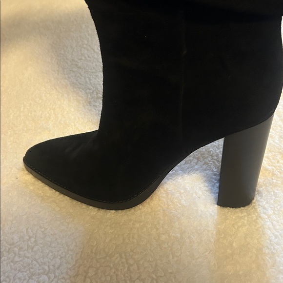 PAIGE Shiloh Slouch Elegant Black Knee-High Boots - Picture 6 of 7